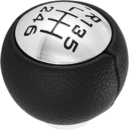 Wvxilyr Pomo de Cambio de 6 Velocidades para 307, 308, 3008, 407, 5008, 807 y C3, C4, C4 Picasso, C8 - Pomo de Palanca de Cambios Manual, Diseño Ergonómico, Material ABS