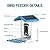Brookstone Smart Bird Feeder with HD Camera, Solar Powered, AI Bird Identification, Live Stream via WiFi, Night Vision, Weatherproof, Outdoor Backyard Feeder