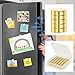 VSKIZ 120 Pcs Gold Fridge Magnets, 10x3mm Small Rare Earth Magnets Neodymium Magnet for Refrigerator School, Whiteboard, Crafts, DIY