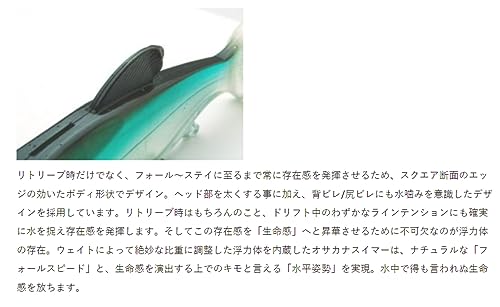 レイドジャパン(Raid Japan) OSAKANA SWIMMER (オサカナスイマー) 145 05.シッコクシャッド (OS05 SHIKKOKU SHAD) 4枚目