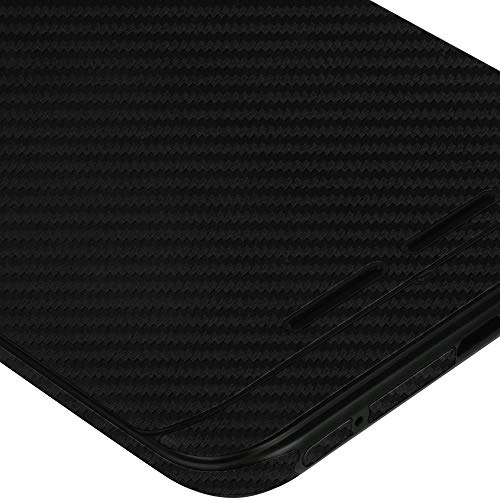 Blu Vivo Xl4 Screen Protector + Black Carbon Fiber Full Body, Skinomi Techskin Carbon Fiber Film For Blu Vivo Xl4 With Anti-Bubble Clear Film Screen #TOP2