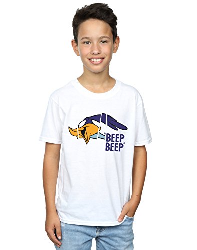 Image of Looney Tunes Boys Road Runner Beep Beep T-Shirt 5-6 Years White