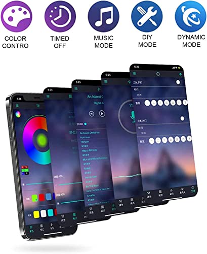 Projecteur nuage de tempête 3D RVB connecté LED pour mur et plafond - 5