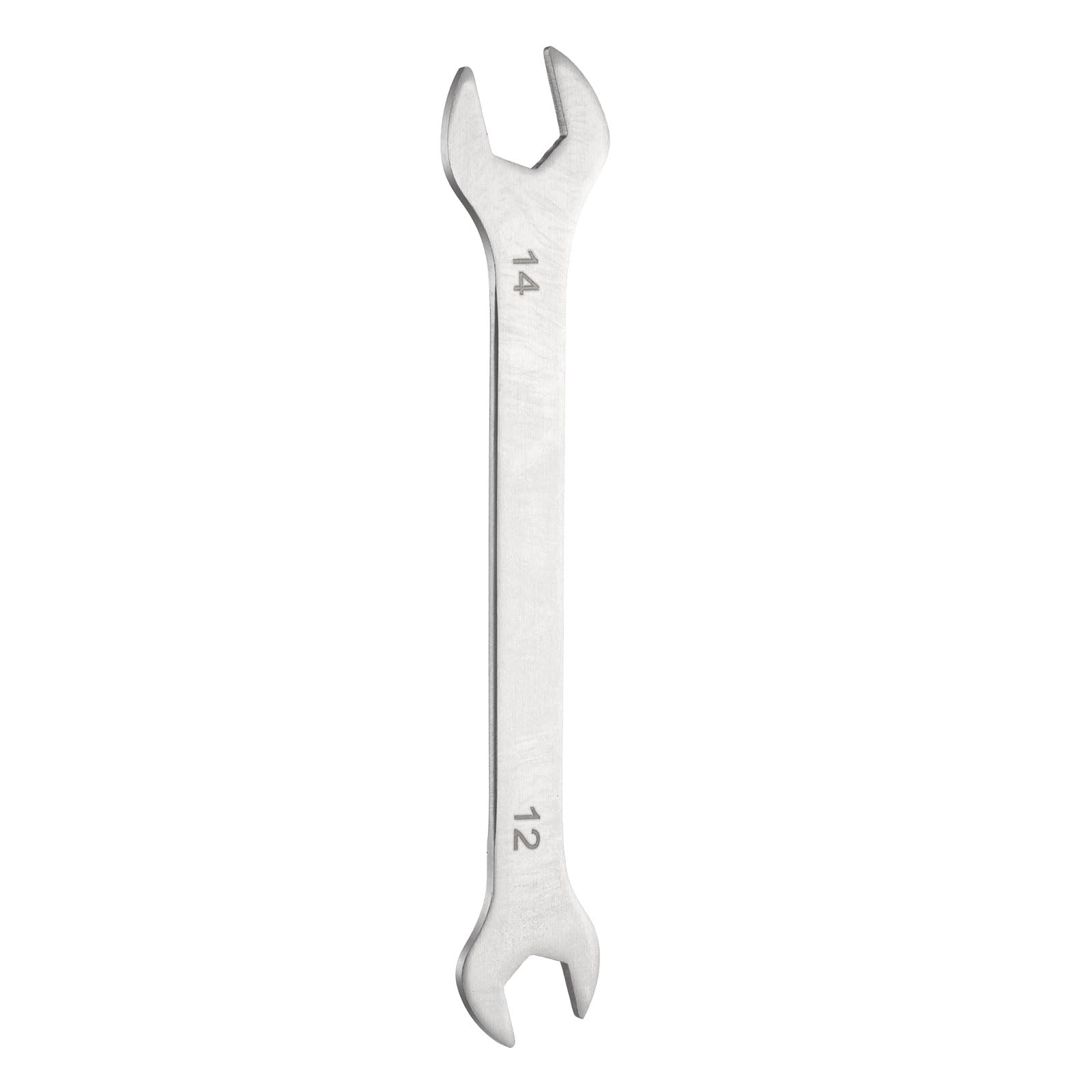 sourcing map Super Thin Open End Wrench 12x14mm Metric Lightweight U-Shaped Spanner Double End Wrenches for Automotive Repair Furniture Assembly, Gray