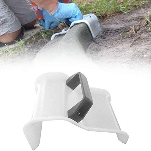 Auplew Molde de hormigón para bricolaje Paleta de yeso Paletas para hacer moldes Paisajes Bordeadora Mango de plástico Lechada Herramienta modular para bordes y bordillos Herramientas de forma