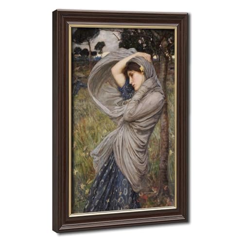 Tableau Boreas Waterhouse 20x30 cm pour habiller un mur vide de bureau