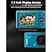 Digitalkameras, 72 MP, 2,5 K, 16-Fach Zoom-Kamera, Autofokus, Anti-Shake-Point und, Tragbare Kompaktkamera für Kinder, Studenten, Vlogging, Selfie, 2,4-Zoll-Bildschirm (Blue)
