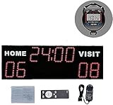 Tableau de score multifonction pour les jeux : ce tableau de bord est largement utilisé pour la plupart des jeux de compétition, basket-ball, football, volley-ball, baseball, etc.