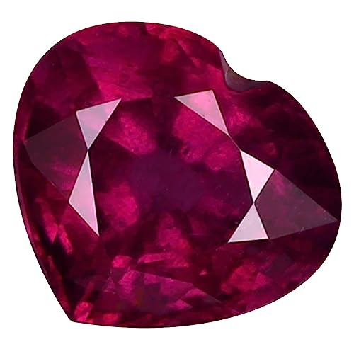 Tanzanie grenat rhodolite authentique : trouvez enfin la pierre précieuse naturelle en taille coeur
