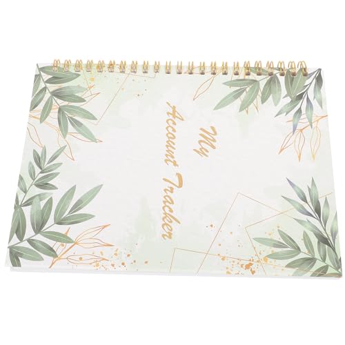 JOINPAYA Libro de Contabilidad Personal Tamaño Compacto Diseño de Hojas Registro de Cheques y Rastreador de Gastos Cuaderno Financiero para Gestión y Control de Presupuesto Diario