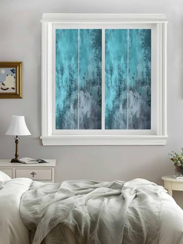 Vinilo Decorativo Para Ventana Azul Verde 17.7x39 pulg miniatura 4