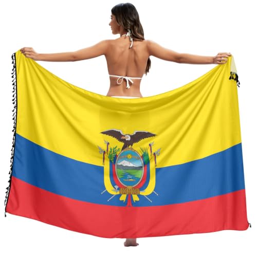 Bañador de Ecuador con falda de playa resistente al sol y cloro