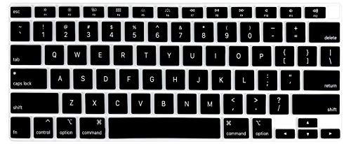 Protector de teclado para MacBook Air de 13 pulgadas, cubierta de silicona suave lavable 3