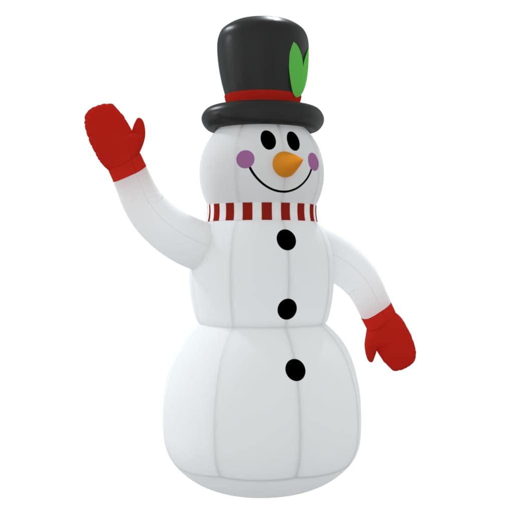 INLIFE Muñeco de nieve hinchable con LED, 120 cm, 0,8 kg, 345363