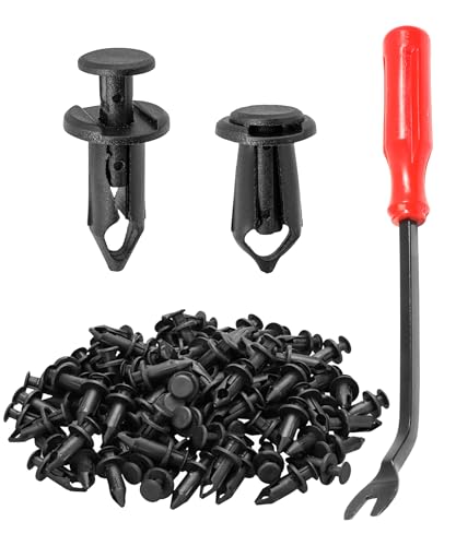 ILBVWQY 150PCS Car Clips,ATV Accessories Push Pins,Car Accessories Universal Plastic Rivets Clip,Nylon ATV UTV Body Fastener Rivets,Automotive Clips,Replace OEM 7661855, 90653-HC4900,90653HC4900