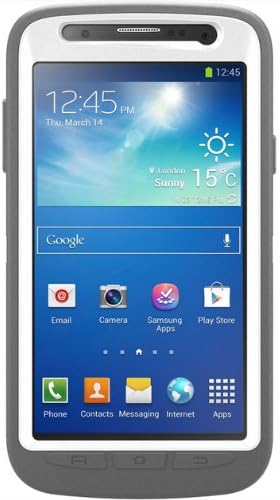 OtterBox Defender Series Case for Samsung Galaxy S4 Active - Retail Packaging - Gray/White