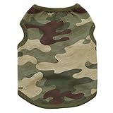 Dog Clothes Summer, Wakeu Pet Puppy Vest Camouflage Patten T-Shirt Apparel for Chihuahua Small Dog B