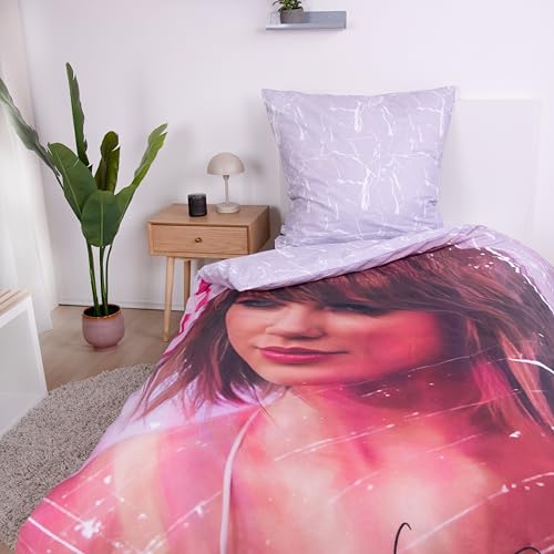 Parure de lit Swiftie réversible housse couette 140x200 coton ado