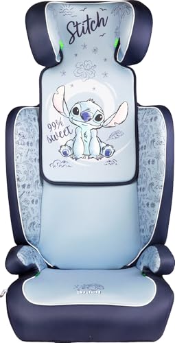 Tataway Disney Stitch I-Size R129, Seggiolino Auto Bambini 15-36 Kg (3,5-12 Anni), 100-150 Cm, Gruppo 2/3, Si Installa Con Cintura A 3 Punti, Azzurro - 4