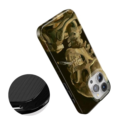 Coque iPhone 15 Pro Max Van Gogh Casely squelette compatible MagSafe