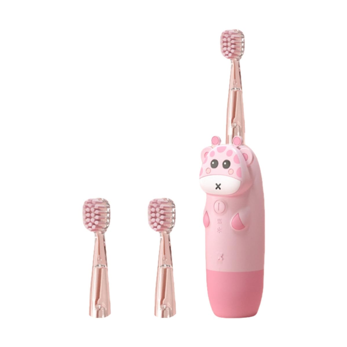 POPETPOP Cepillo de Dientes Eléctrico Sónico con Velocidad Ajustable y Diseño en Silicona y Pc, Juego de 1 Set Adecuado para Bebés