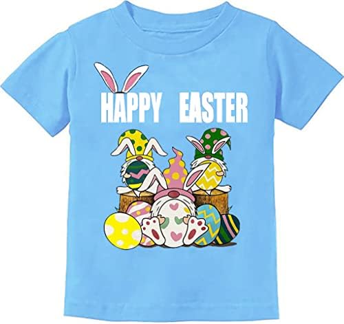 Easter Pyjamass Toddler Boy Girls Sleepwear Graphic Tees Holiday Tops 5 Years