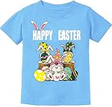 Easter Pyjamass Toddler Boy Girls Sleepwear Graphic Tees Holiday Tops 5 Years