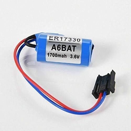Miniatura 4 de Beacon Pet A6BAT ER17330V PLC Batería de litio tamaño 2/3A 1700mah con enchufe para Mitsubishi Servo(10 piezas)