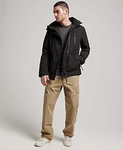 Superdry Mens Ultimate Sd Windcheater Jacket, Fitted: A Body Sculpting Fit Jet Black/Black Size Xxl #TOP4
