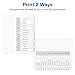 Avery Dividers for 3 Ring Binders, 15 Tabs per Set, Customizable Table of Contents, Classic White Tabs, Great for Organizing Reports, Projects, and More (11142)