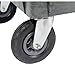Global Industrial Replacement 8" Caster Kit for Plastic Service Carts - Pneumatic, 2 Swivel & 2 Rigid