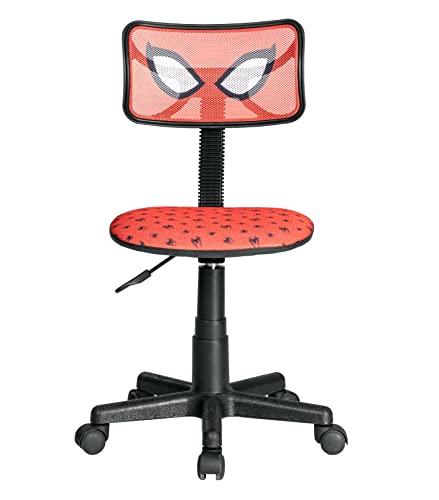 Image of Marvel Spiderman Adjustable Swivel Mesh Rolling Desk Chair, for Kids, Teens and Adults