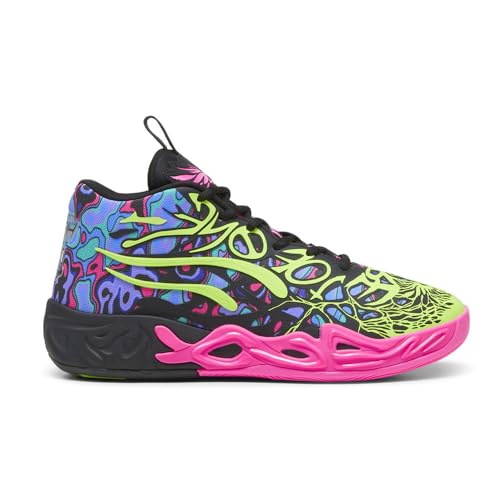 PUMA Mens Mb.04 Heem Basketball Sneakers Shoes - Green, Pink - Size 11 M