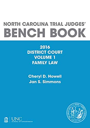 Snapklik com : North Carolina Trial Judges Bench Book