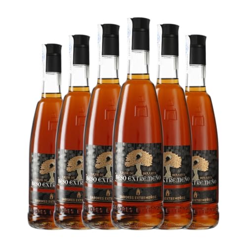 Licores Licor de Bellota Beso Extremeño 70 cl (Caja de 6 Botellas de 70 cl)