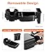 Zooawa Universal Stroller Snack Tray, 3 in 1 Stroller Cup Holder with Phone Holder and Silicone Flexible Arms Grip, Stroller Tray Attachment Compatible with Uppababy, Baby Jogger, BOB Stroller