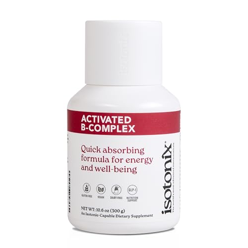 Isotonix Activated B Complex Vegan B Vitamin Supplement for Energy Stress Relief and Nervous System Health Isotonic Drinkable Formula 90 Servings