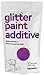 Produktbild Hemway Glitzerlackzusatz Mikrofein 1/256" .004" (0,1mm) Mischfarben auf Wasserbasis für Wand Decke - 100g - Holografisches Lila