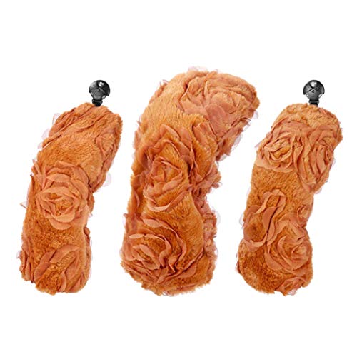 YIJU Tampa Da Cabeça Do Clube de Golfe 460cc Tampa Da Cabeça Do Motorista No.1 3 5 Woods Cover com N