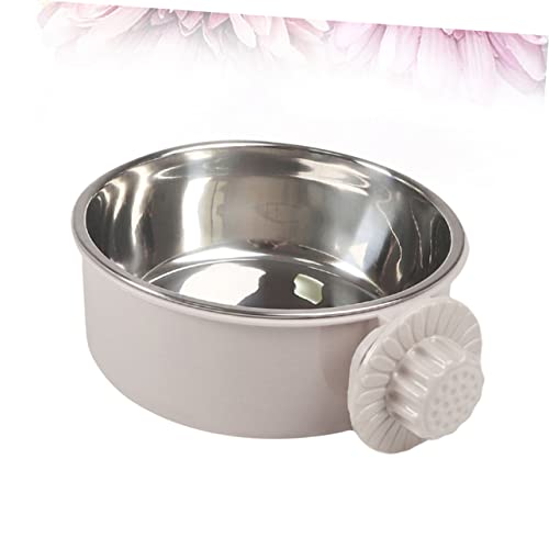 BESPORTBLE 3stücke Stainless Steel Pet Feeder Wandmontierter Futternapf Für Hunde Und Katzen Kleiner Grauer Futternapf Mit Rutschfester Aufhängung Leicht Zu Reinigen Und Stabil Für