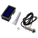 yamaha digital rpm gauge Medidor de velocidad RPM: cuenta con una pantalla LED azul brillante y verde de 0.55 pulgadas que garantiza una visibilidad clara en diversas condiciones proporcionando un rendimiento estable incluso en entornos de alta interferencia