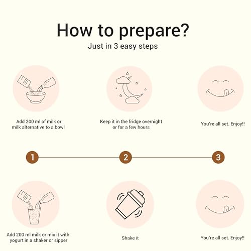 Image of GOAT Life Overnight Oats (75g) | 20g Protein | High Fibre | Nutrient-Rich | No Sugar | Gluten-Free & Vegan | Supports Weight Management & Muscle Recovery | Instant Breakfast (Pack of 1, Mocha Marvel)