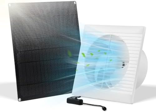 SUNYIMA Ventilateur solaire 15 W, 8in ventilateur solaire exterie...