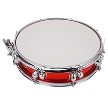 [Beginner Friendly]14 inch snare drum perfect for students and beginners, ideal for practice sessions and performances. [Enhanced Sound]Featuring a pine wood shell and stainless steel construction for improved sound quality and resonance. [Easy Stora...