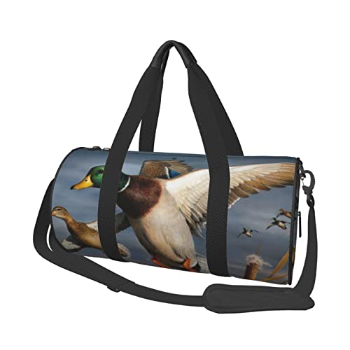 Sac de sport imprimé colvert grand sac de rangement pour le camping