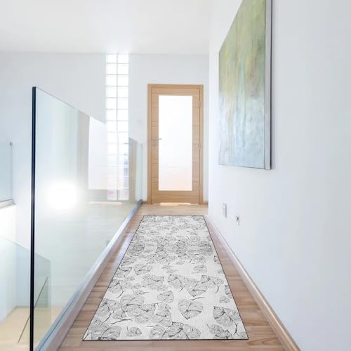 Alfombra de cocina vintage y pasillo para hogar gris 6