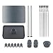 ABEST Modeling Parts Holder and 6 Pcs Alligator Clip Sticks Set,Airbrush Spray Painting Holder for Gundam Model Parts DIY Card Photo Memo