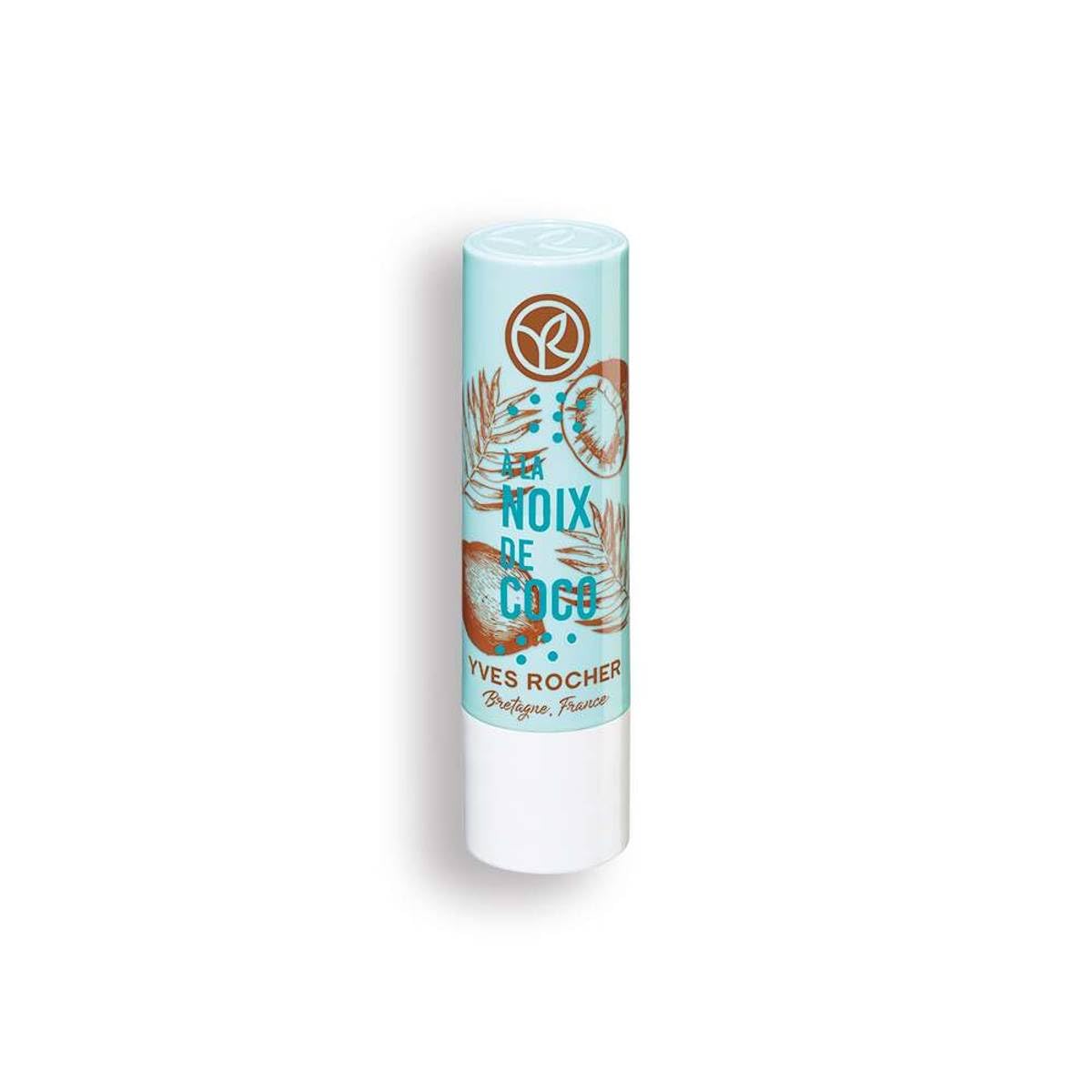 Yves Rocher Lip Balm Raspberry - Nourishing Lip Care Hydrating Balm Berry Scent Long-Lasting Moisture, Soft and Smooth Lips Rich Hydration 4.8g/0.17oz