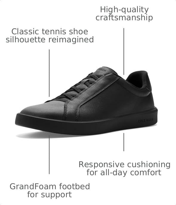Image of Cole Haan Men's Grand Crosscourt Daily Lace-to-Toe Slip-on