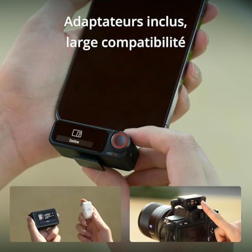 DJI-Mic-2-2-Transmitters-1-Receiver-Charging-Cradle-Wireless-Microphone-for-CameraMobile-Phone-Vlog-Streaming-Noise-Reduction-48kHz-Internal-32-bit-Float-Recording-250-m-Range